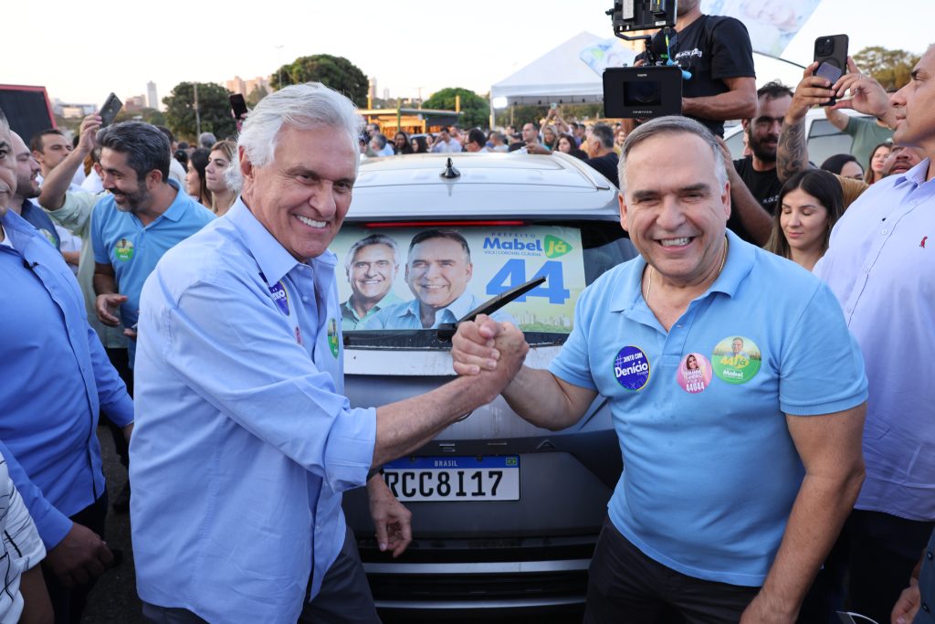 Sandro Mabel (UNIÃO-GO) e o Governador Ronaldo Caiado (UNIÃO-PE)